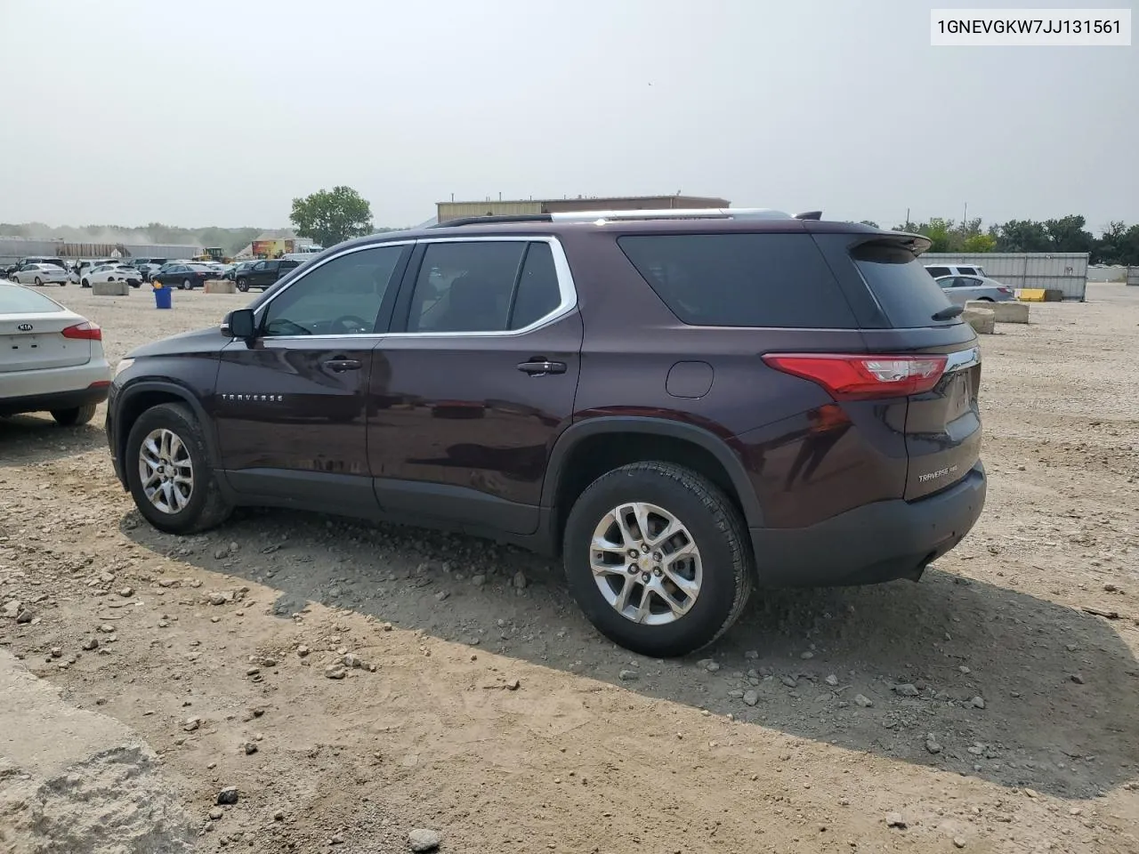 1GNEVGKW7JJ131561 2018 Chevrolet Traverse Lt