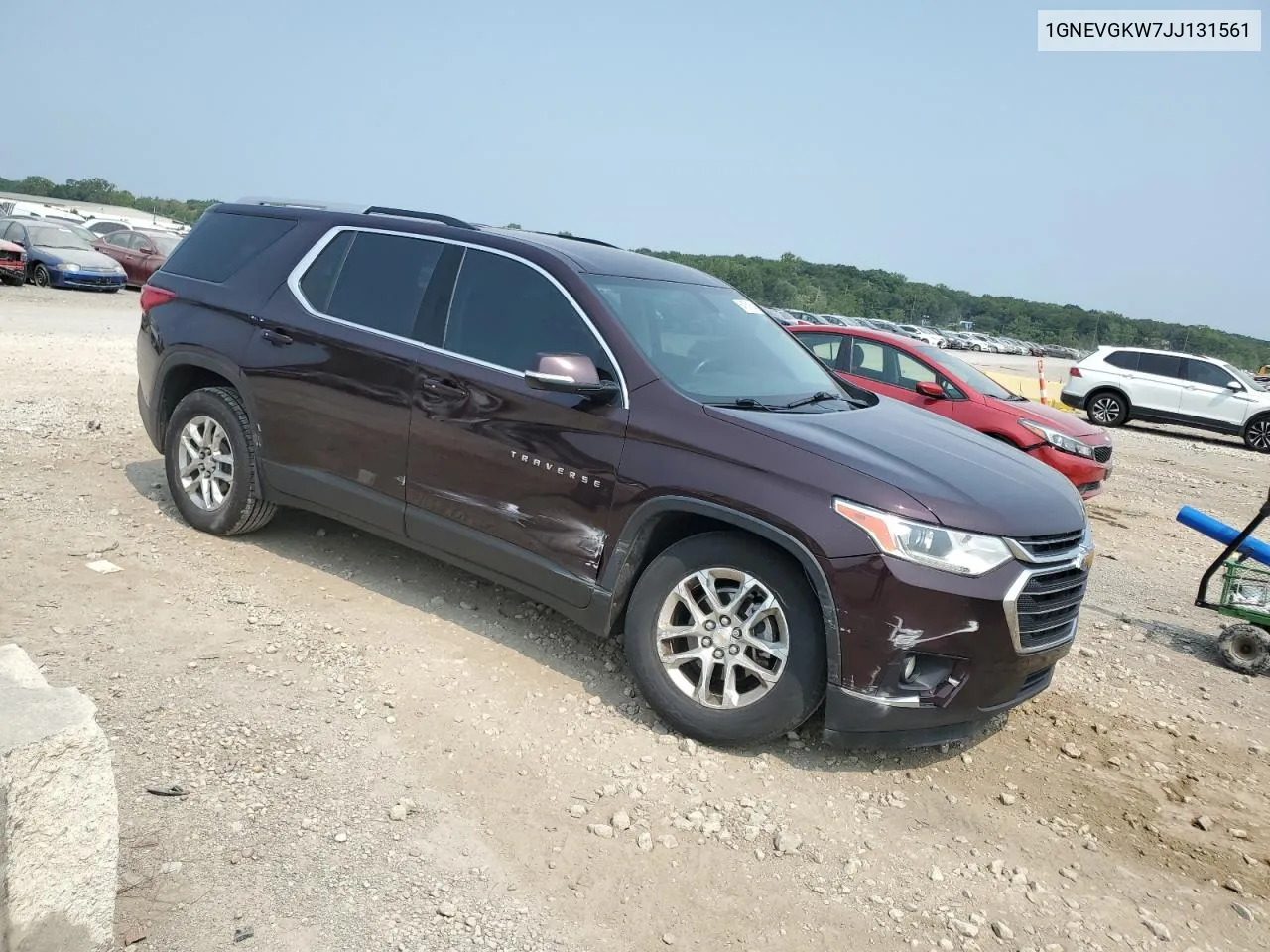 1GNEVGKW7JJ131561 2018 Chevrolet Traverse Lt