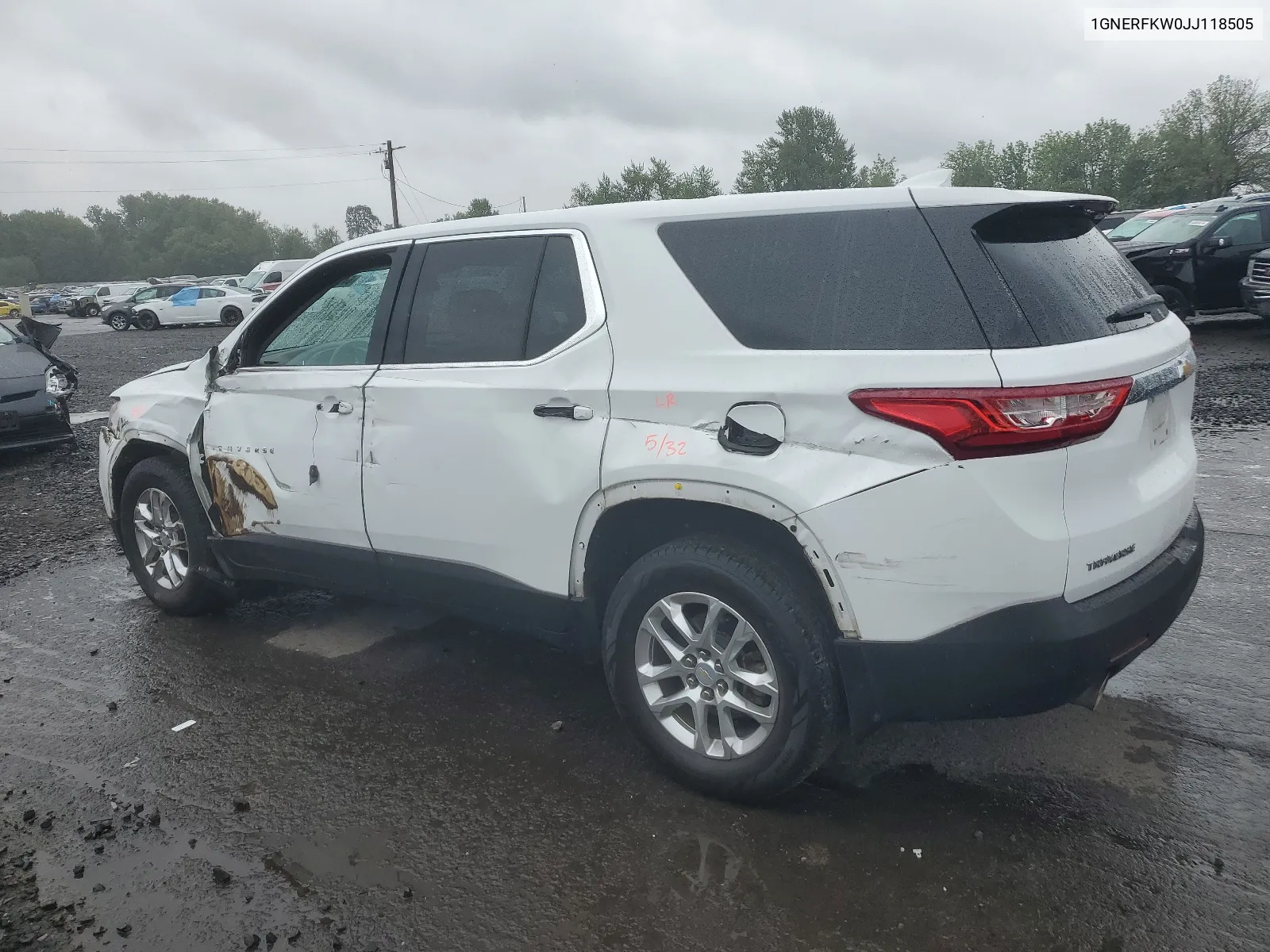 1GNERFKW0JJ118505 2018 Chevrolet Traverse Ls