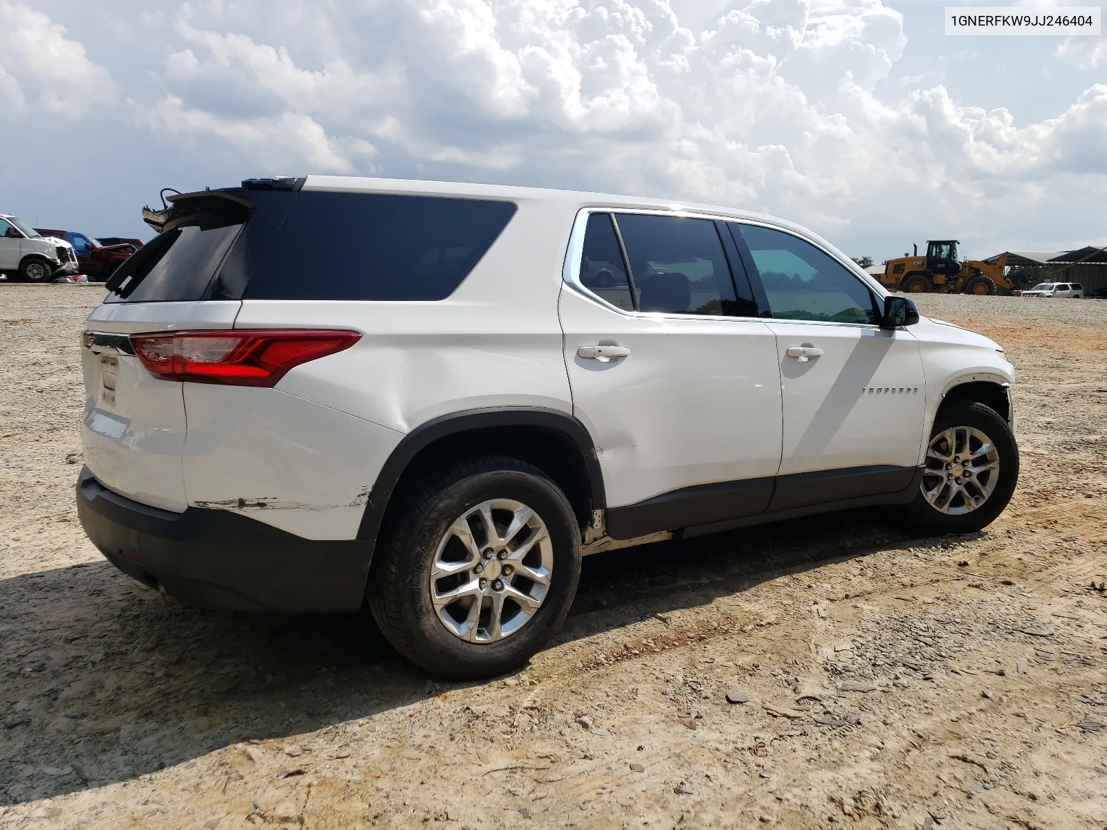 2018 Chevrolet Traverse Ls VIN: 1GNERFKW9JJ246404 Lot: 65664594