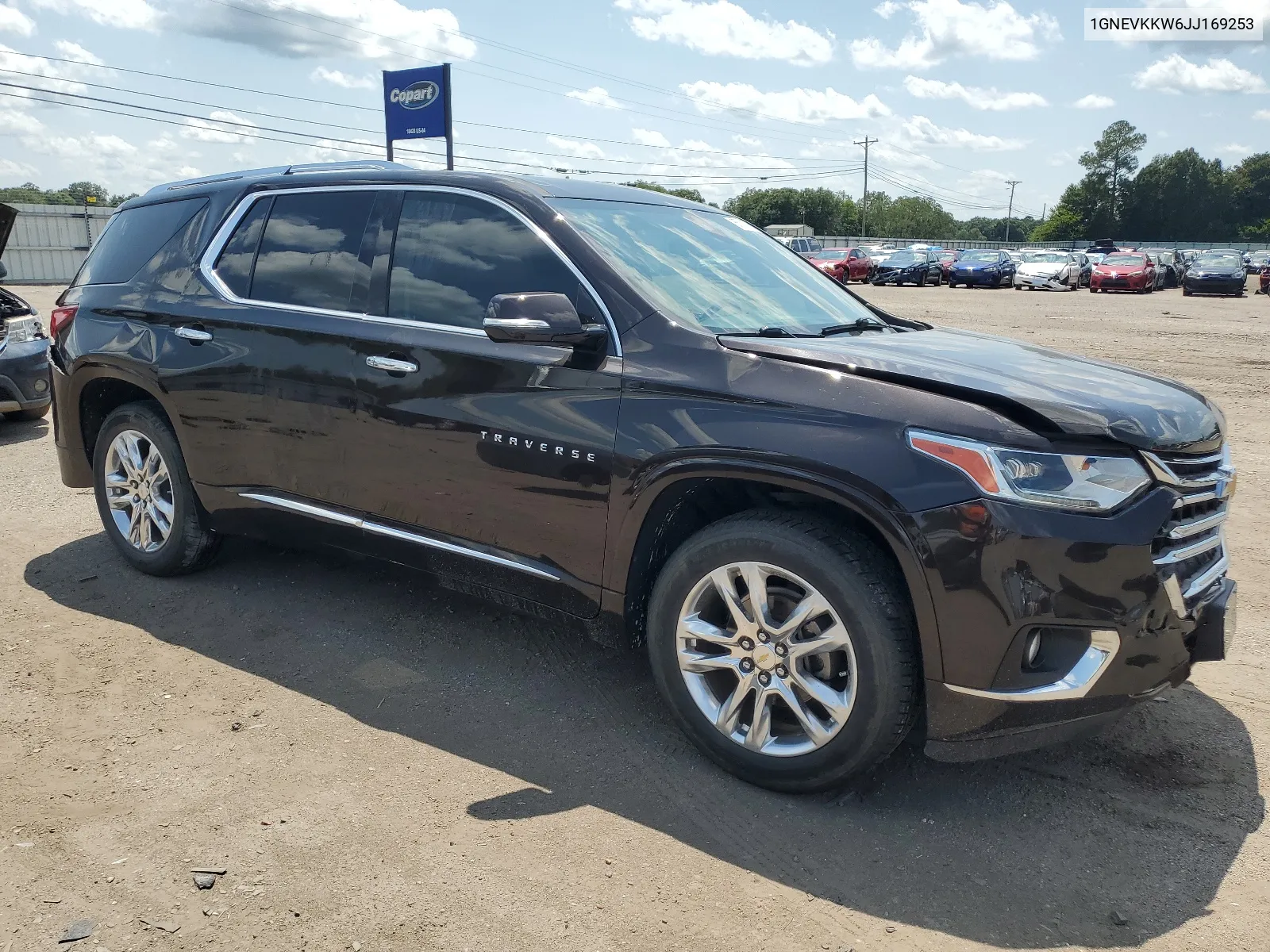 2018 Chevrolet Traverse High Country VIN: 1GNEVKKW6JJ169253 Lot: 65711794