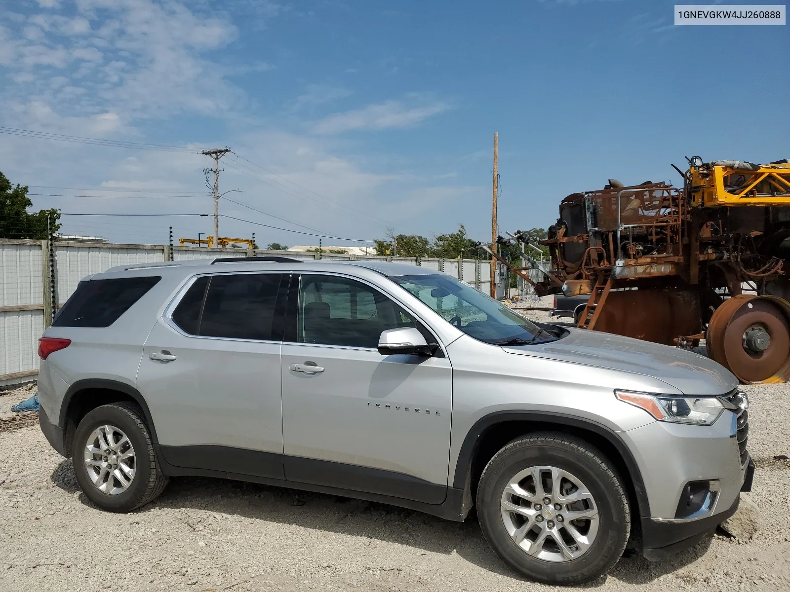 2018 Chevrolet Traverse Lt VIN: 1GNEVGKW4JJ260888 Lot: 65839334