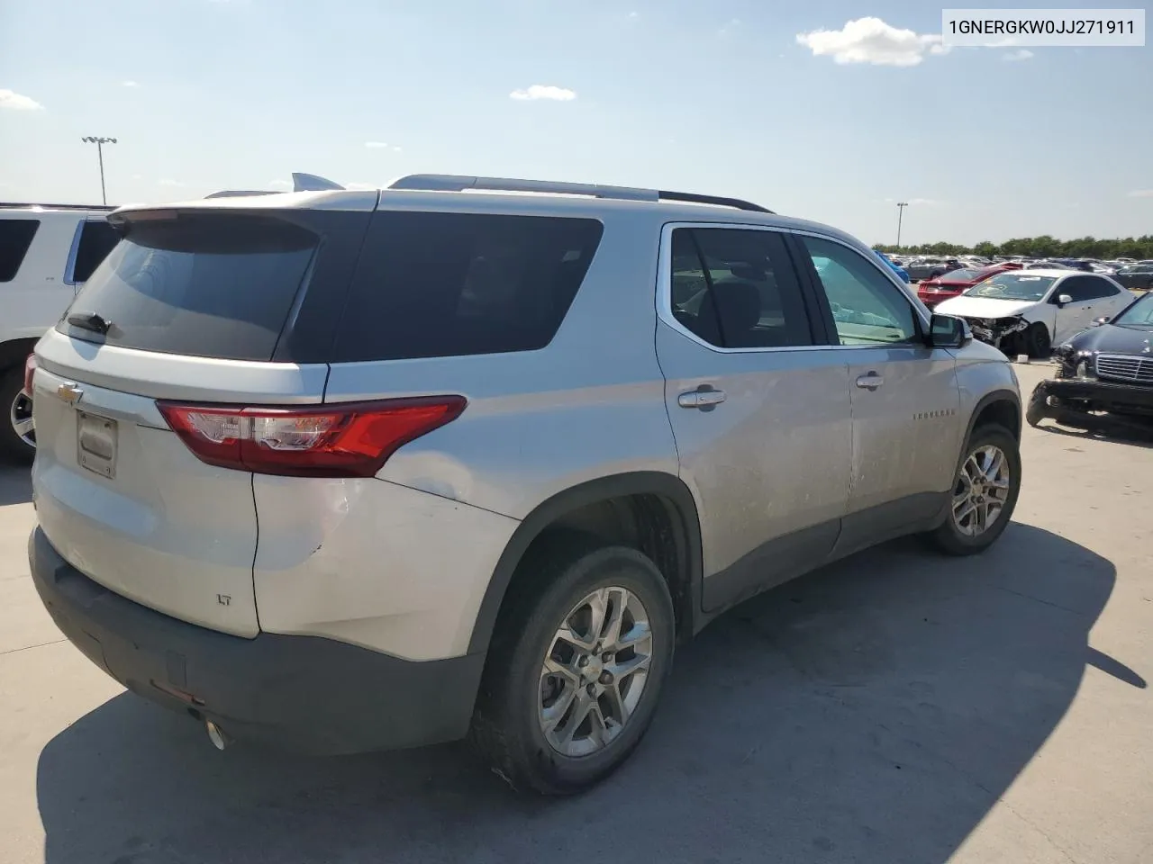 1GNERGKW0JJ271911 2018 Chevrolet Traverse Lt