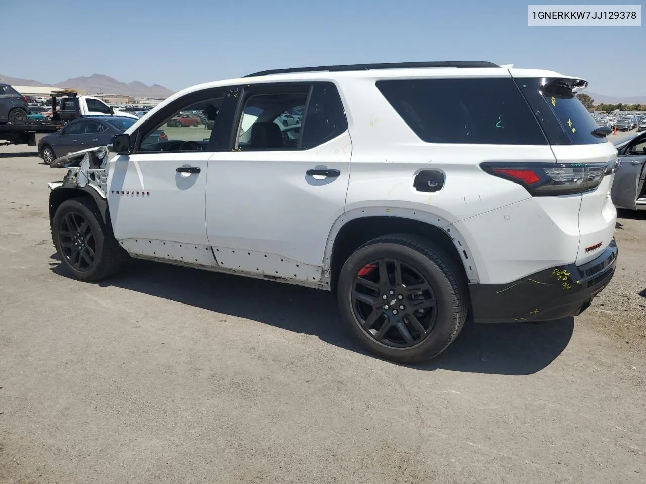 2018 Chevrolet Traverse Premier VIN: 1GNERKKW7JJ129378 Lot: 66762234