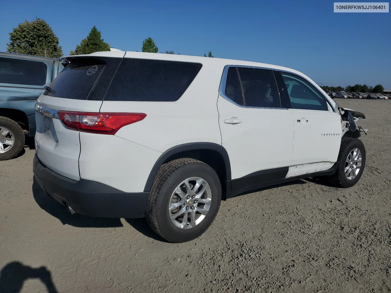 2018 Chevrolet Traverse Ls VIN: 1GNERFKW5JJ106401 Lot: 67116574