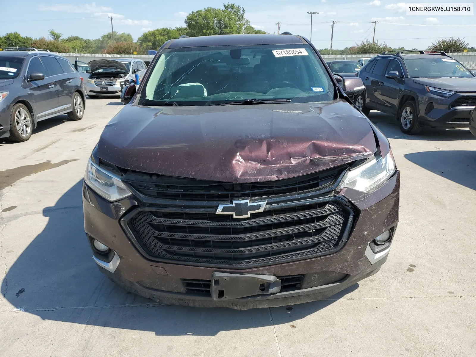 1GNERGKW6JJ158710 2018 Chevrolet Traverse Lt