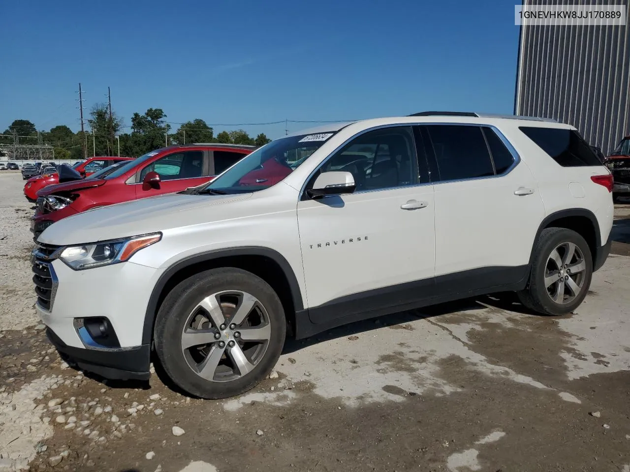 2018 Chevrolet Traverse Lt VIN: 1GNEVHKW8JJ170889 Lot: 67206634