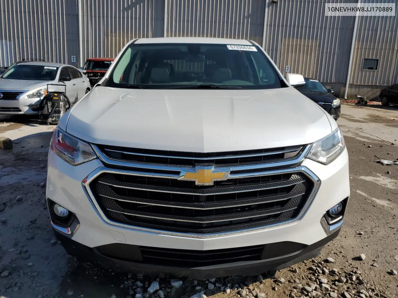 2018 Chevrolet Traverse Lt VIN: 1GNEVHKW8JJ170889 Lot: 67206634