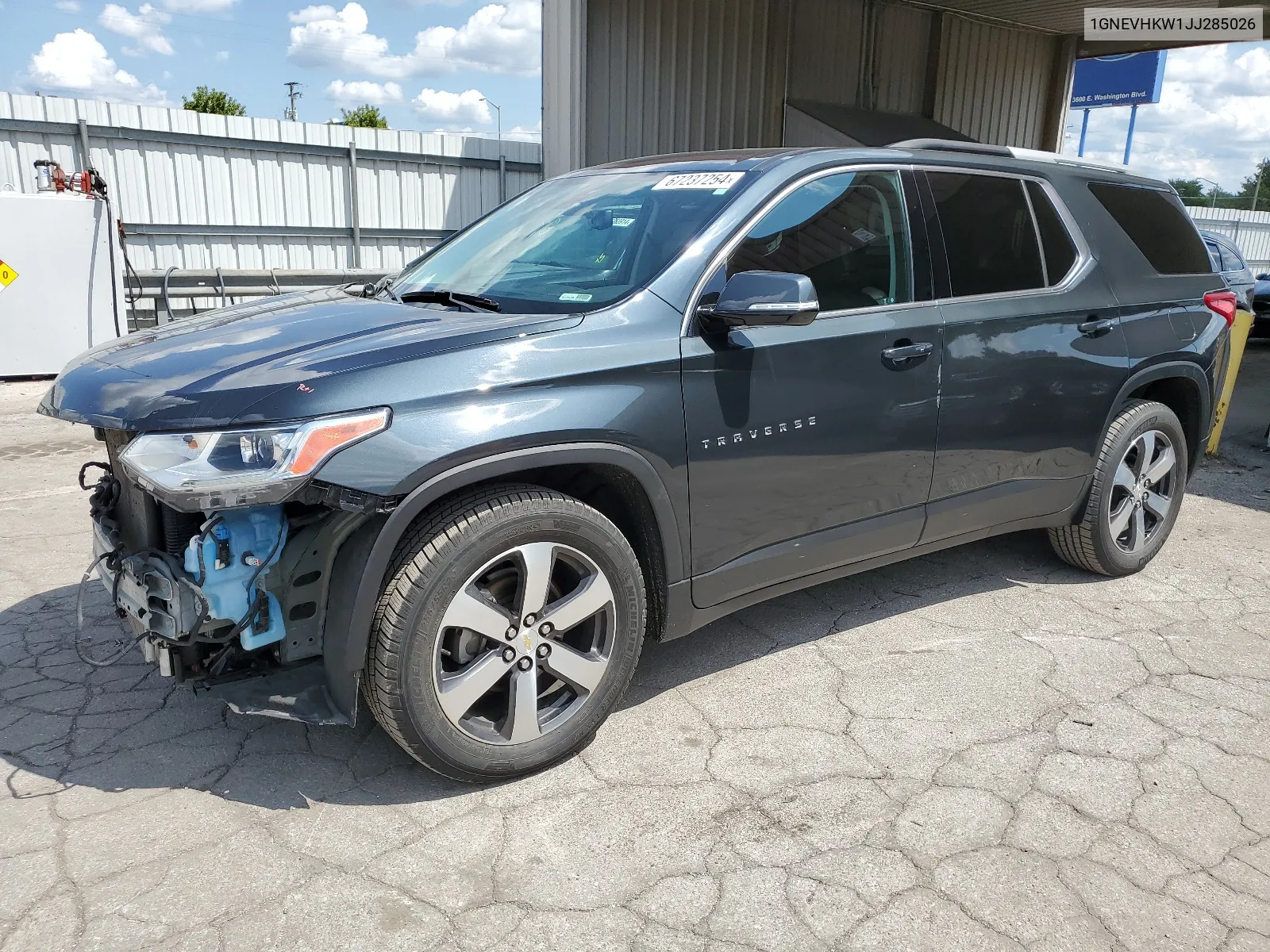 1GNEVHKW1JJ285026 2018 Chevrolet Traverse Lt