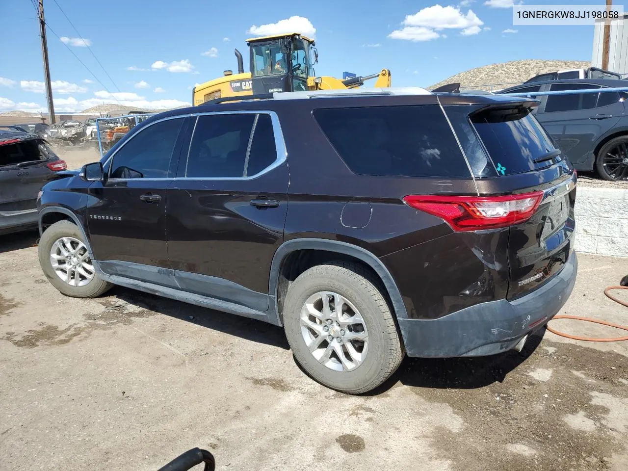 2018 Chevrolet Traverse Lt VIN: 1GNERGKW8JJ198058 Lot: 67349114