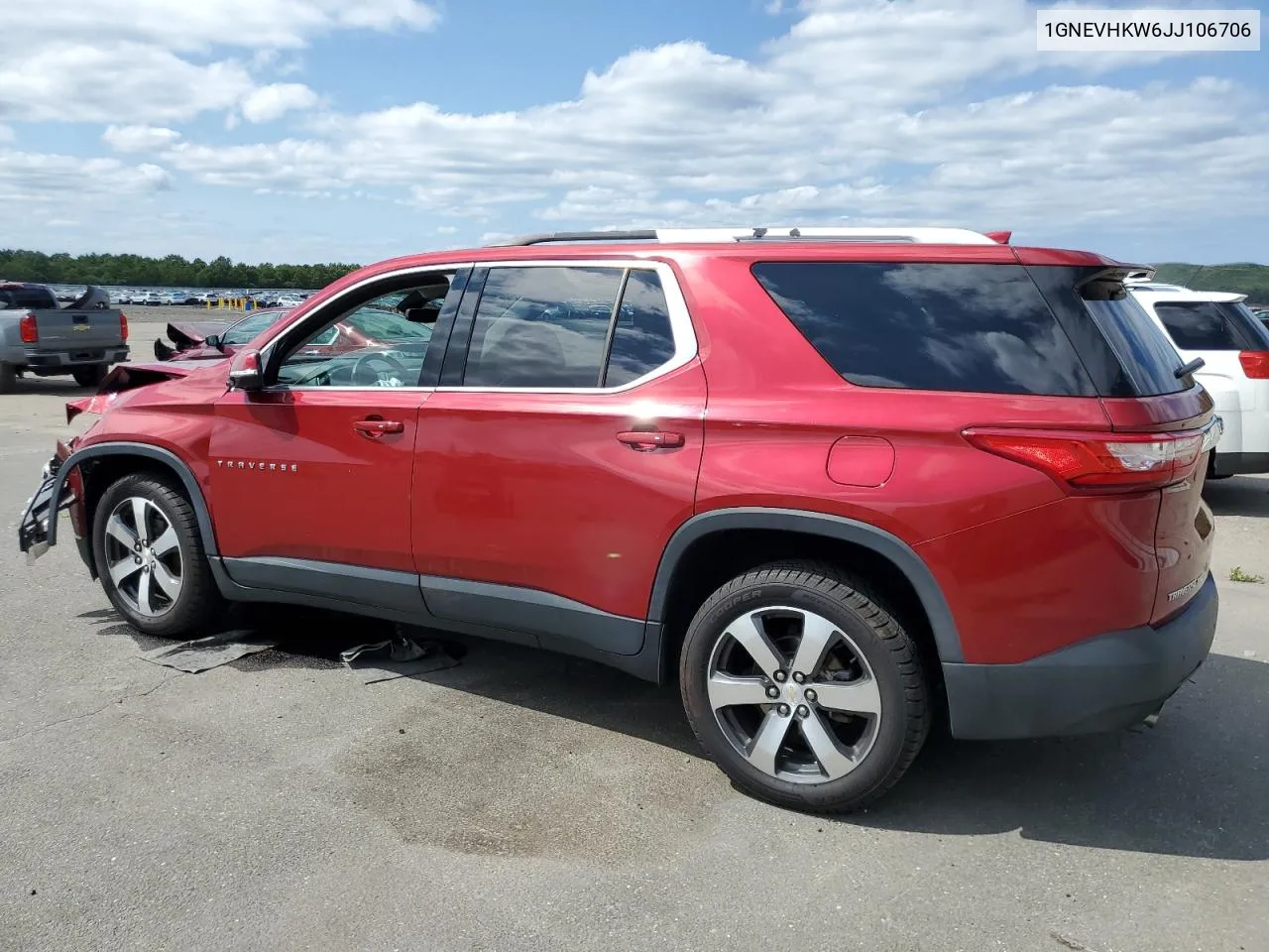 2018 Chevrolet Traverse Lt VIN: 1GNEVHKW6JJ106706 Lot: 68302204