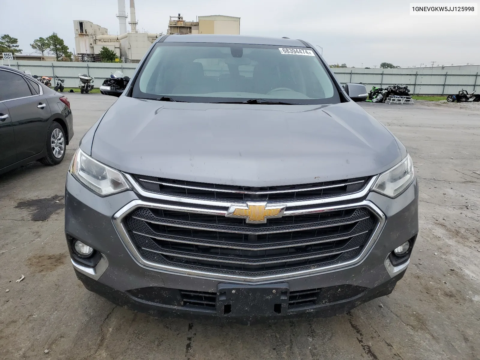 1GNEVGKW5JJ125998 2018 Chevrolet Traverse Lt