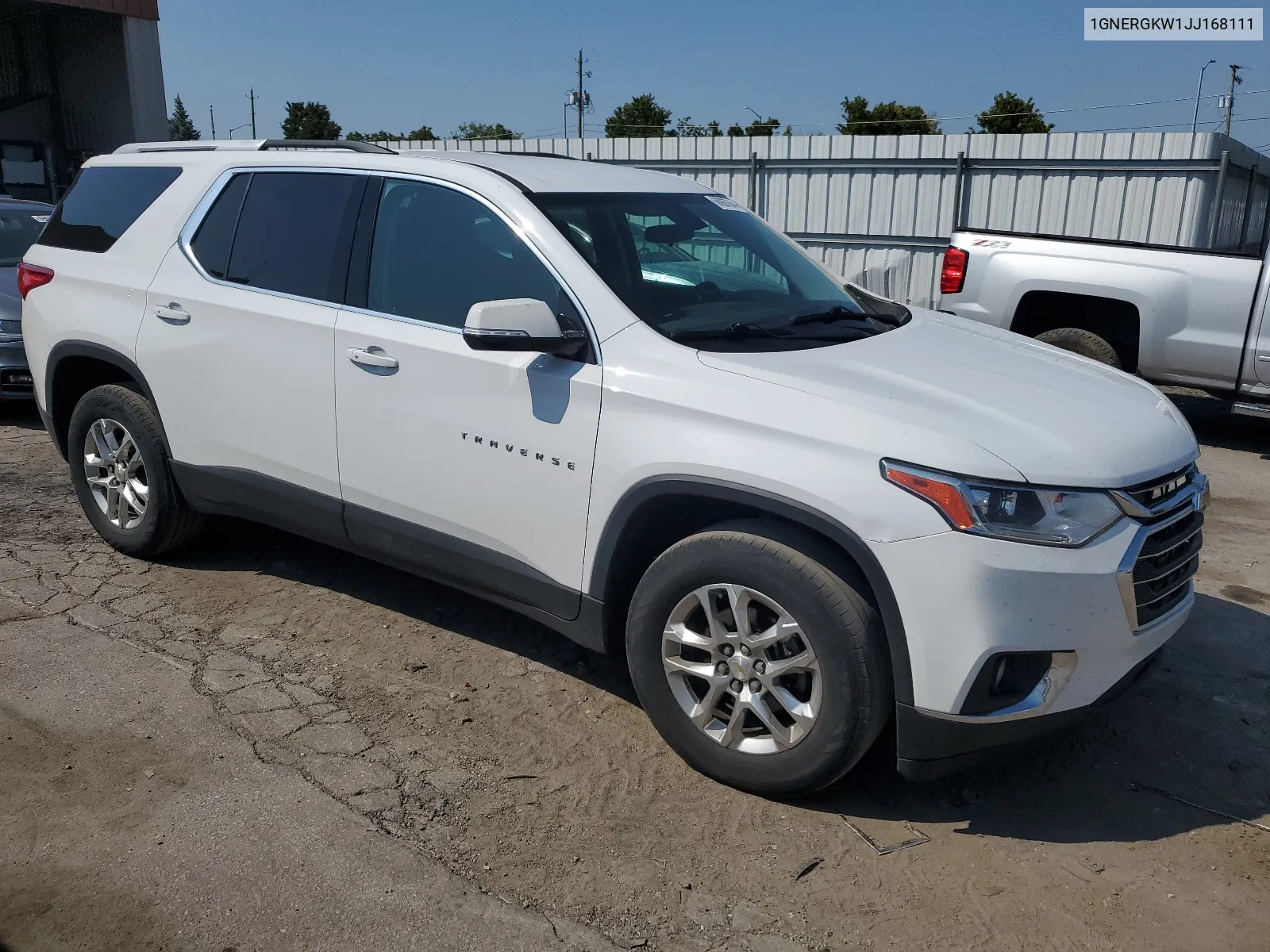 2018 Chevrolet Traverse Lt VIN: 1GNERGKW1JJ168111 Lot: 68987944