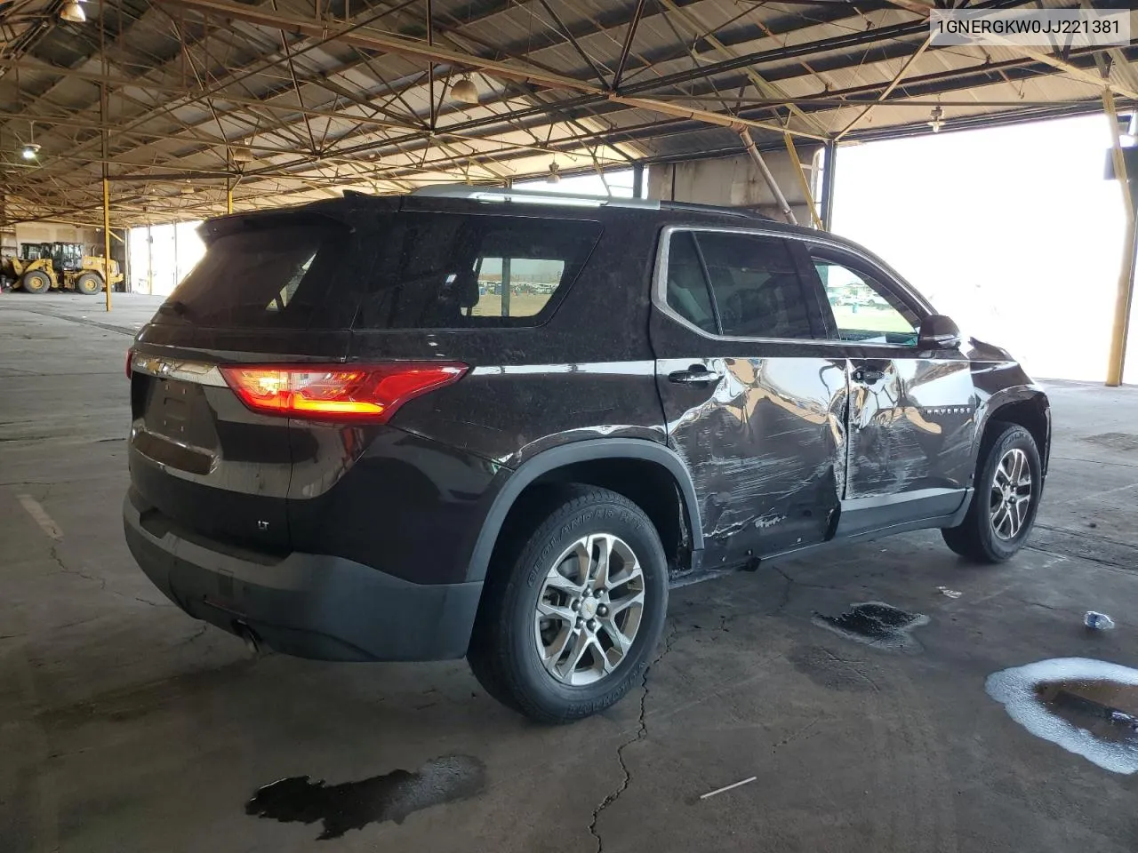 1GNERGKW0JJ221381 2018 Chevrolet Traverse Lt