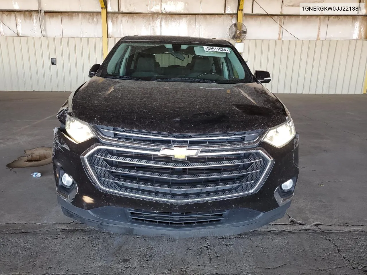 2018 Chevrolet Traverse Lt VIN: 1GNERGKW0JJ221381 Lot: 69611654