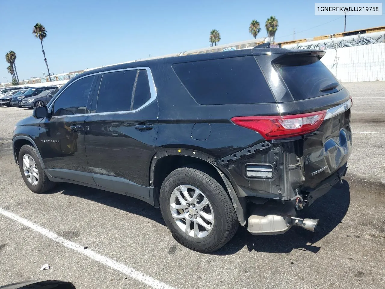 2018 Chevrolet Traverse Ls VIN: 1GNERFKW8JJ219758 Lot: 69723464