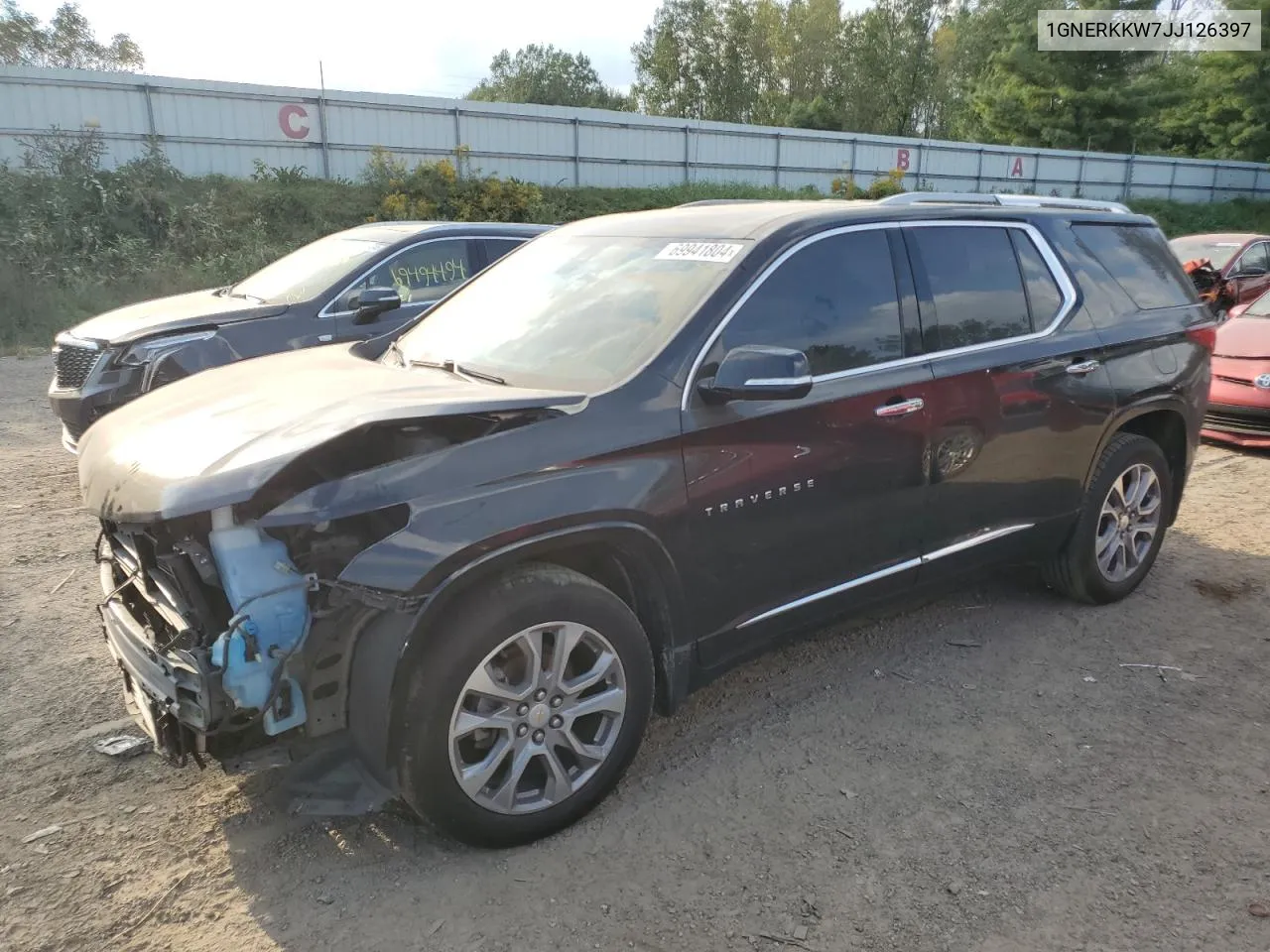 2018 Chevrolet Traverse Premier VIN: 1GNERKKW7JJ126397 Lot: 69941804