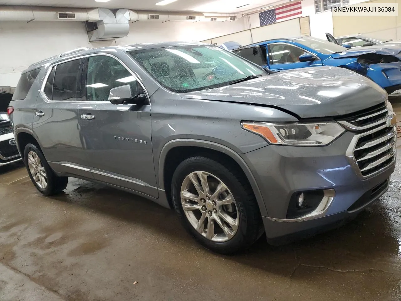 2018 Chevrolet Traverse High Country VIN: 1GNEVKKW9JJ136084 Lot: 69953204