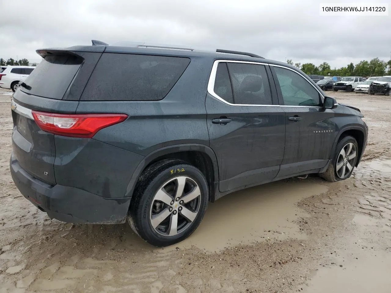 2018 Chevrolet Traverse Lt VIN: 1GNERHKW6JJ141220 Lot: 70103764