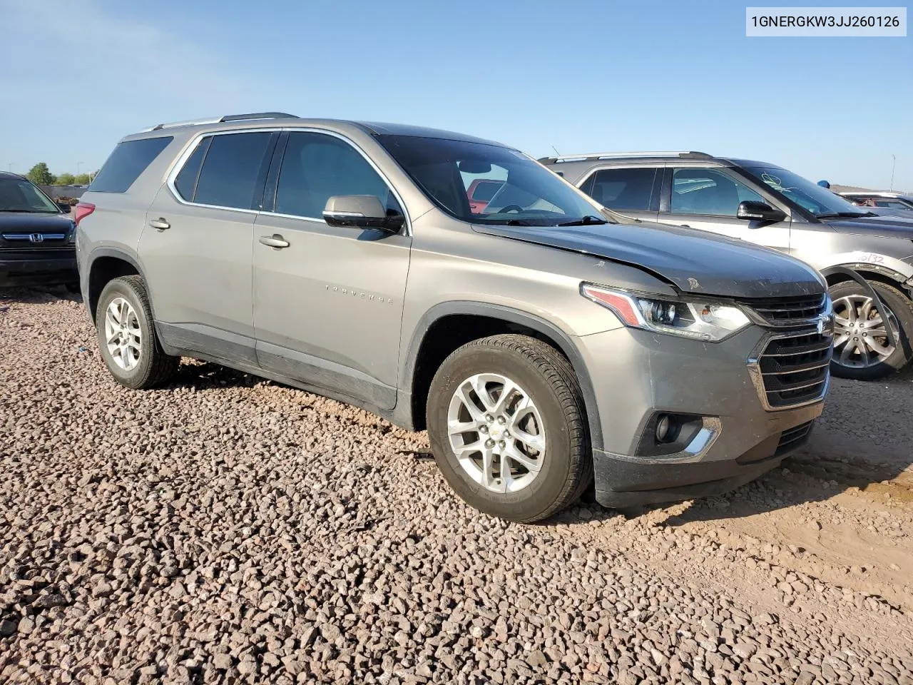 1GNERGKW3JJ260126 2018 Chevrolet Traverse Lt