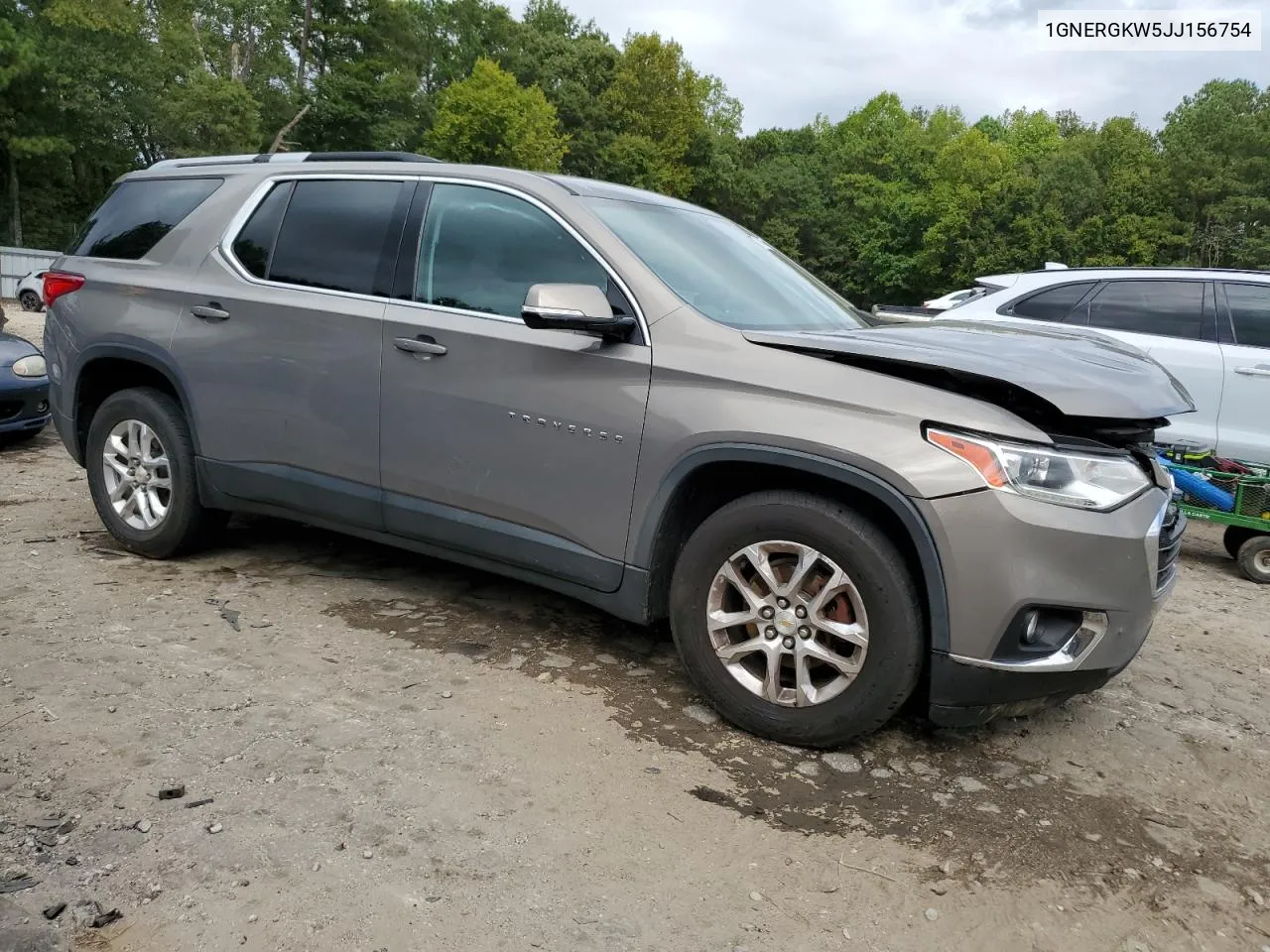 1GNERGKW5JJ156754 2018 Chevrolet Traverse Lt