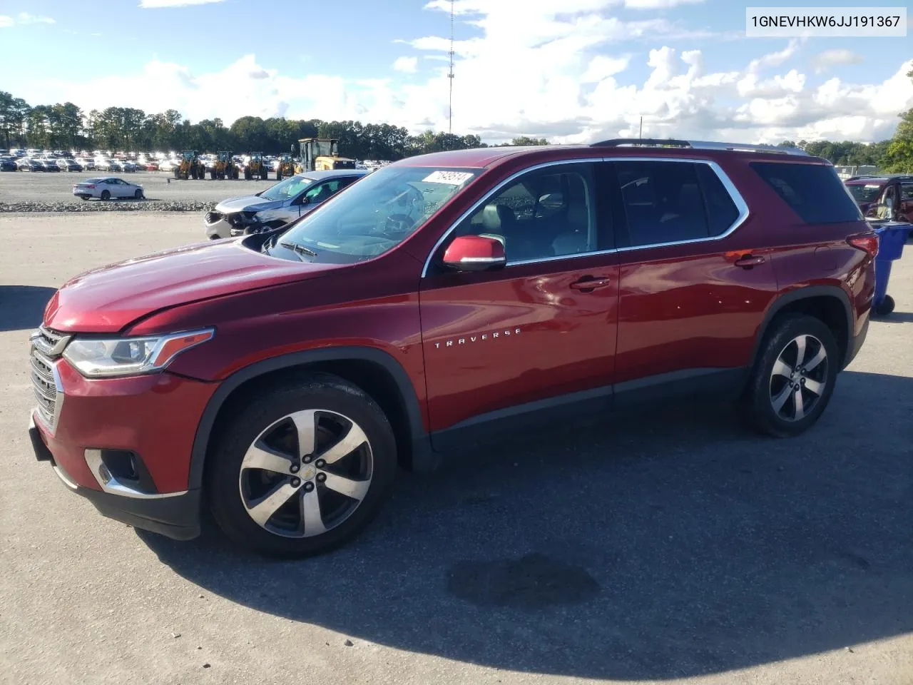 2018 Chevrolet Traverse Lt VIN: 1GNEVHKW6JJ191367 Lot: 71849514