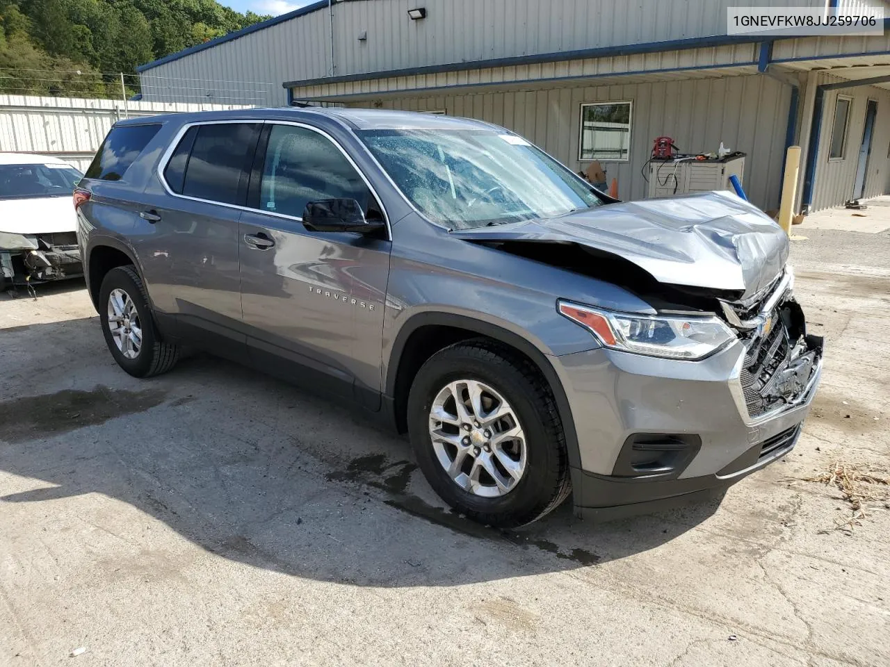 2018 Chevrolet Traverse Ls VIN: 1GNEVFKW8JJ259706 Lot: 72405544