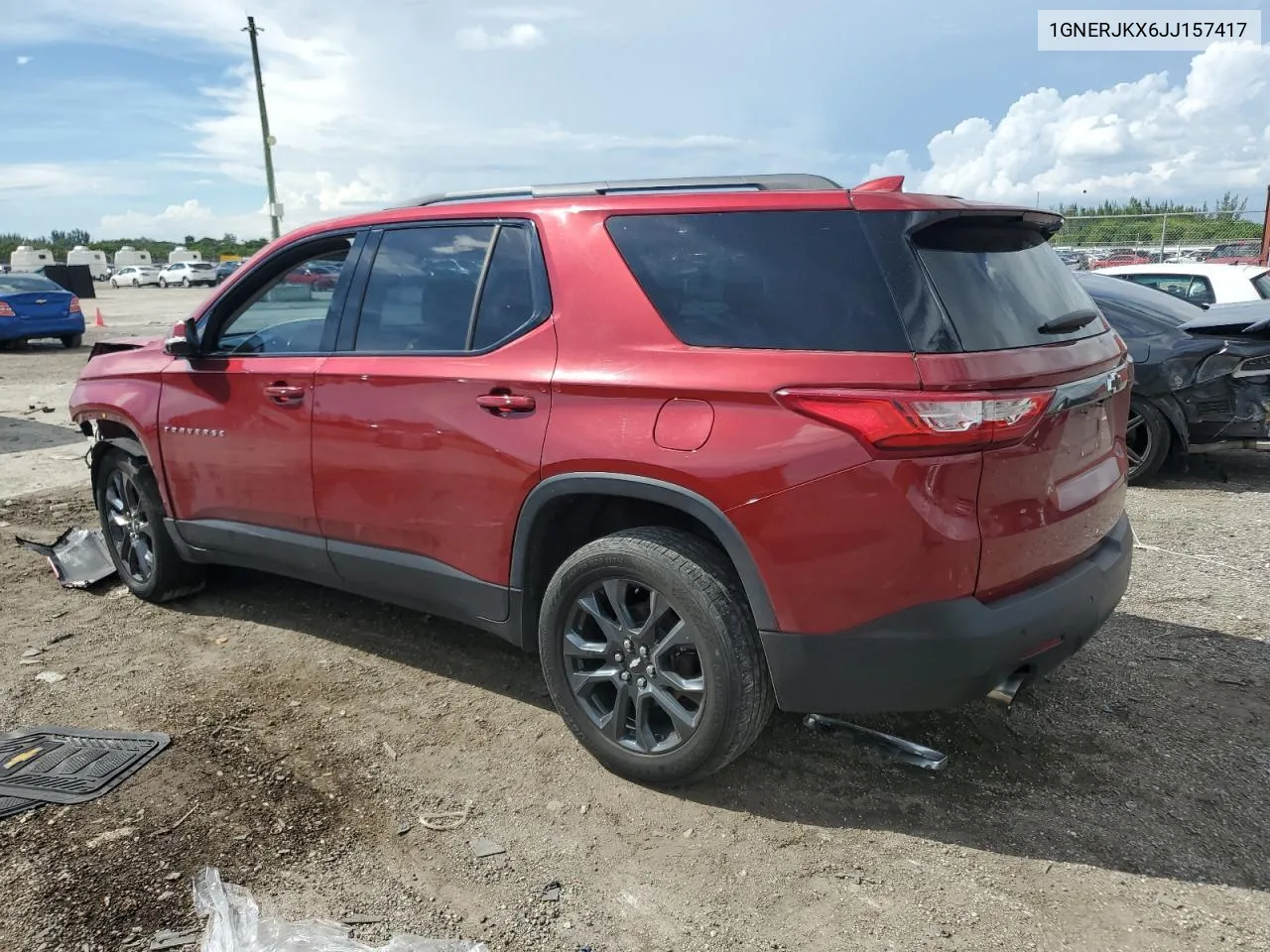 2018 Chevrolet Traverse Rs VIN: 1GNERJKX6JJ157417 Lot: 72474644