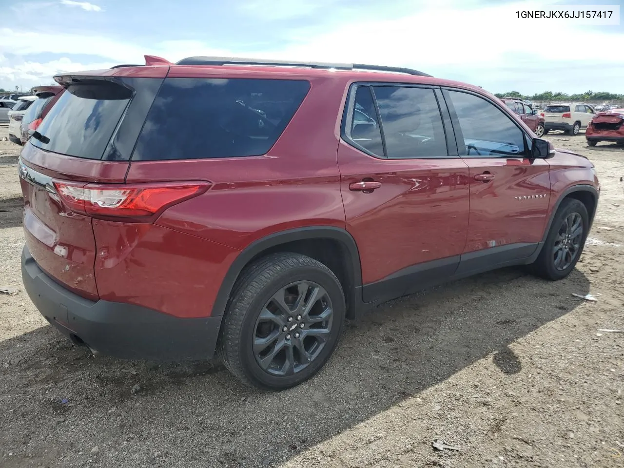 2018 Chevrolet Traverse Rs VIN: 1GNERJKX6JJ157417 Lot: 72474644