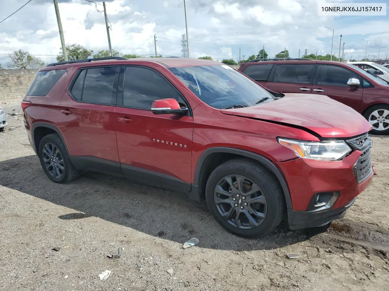 2018 Chevrolet Traverse Rs VIN: 1GNERJKX6JJ157417 Lot: 72474644