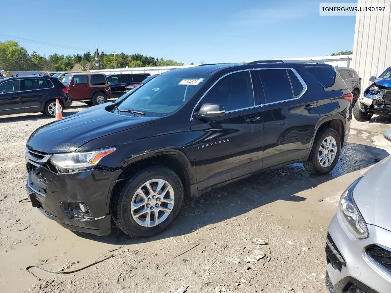 1GNERGKW9JJ190597 2018 Chevrolet Traverse Lt