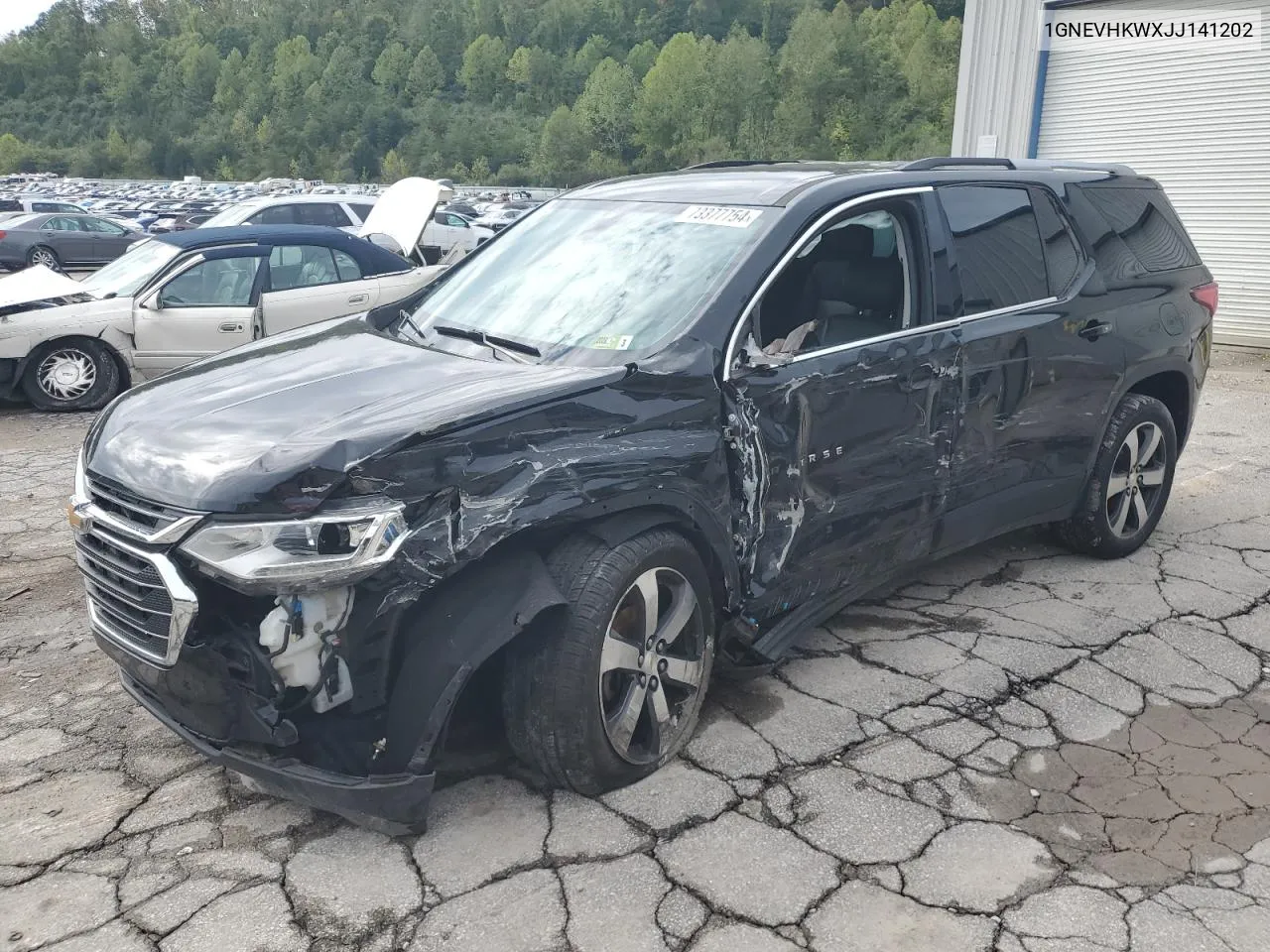 2018 Chevrolet Traverse Lt VIN: 1GNEVHKWXJJ141202 Lot: 73377754