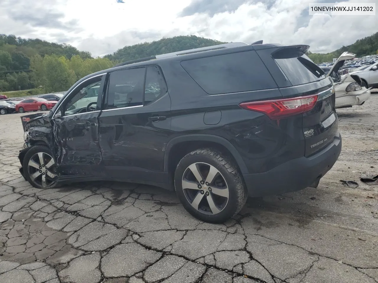 2018 Chevrolet Traverse Lt VIN: 1GNEVHKWXJJ141202 Lot: 73377754