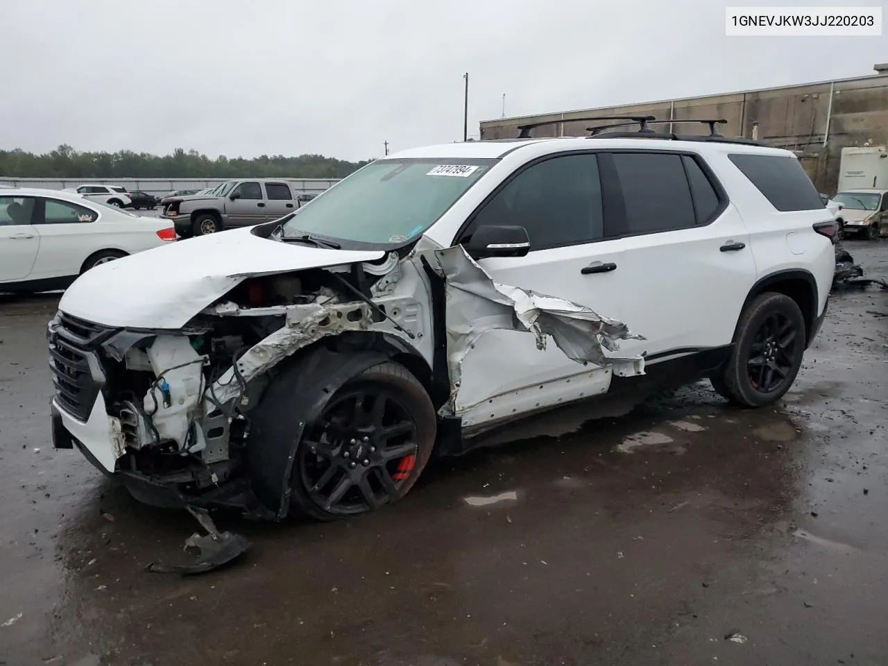 2018 Chevrolet Traverse Premier VIN: 1GNEVJKW3JJ220203 Lot: 73747994