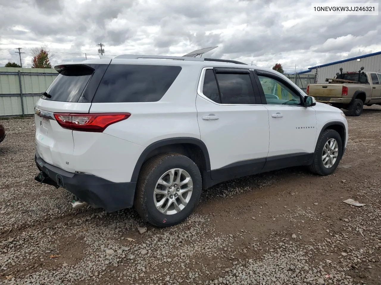 2018 Chevrolet Traverse Lt VIN: 1GNEVGKW3JJ246321 Lot: 74309504