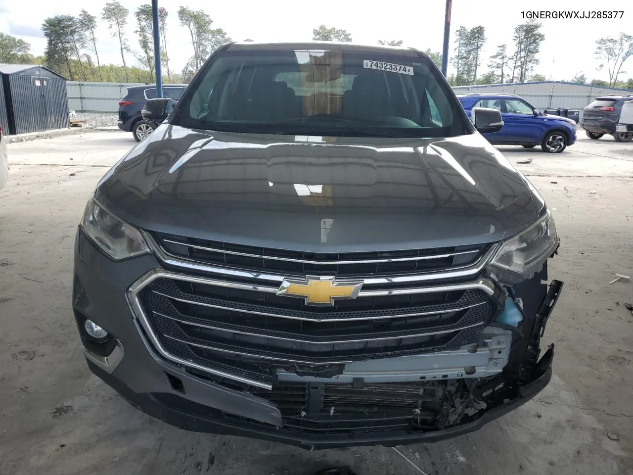 2018 Chevrolet Traverse Lt VIN: 1GNERGKWXJJ285377 Lot: 74323374