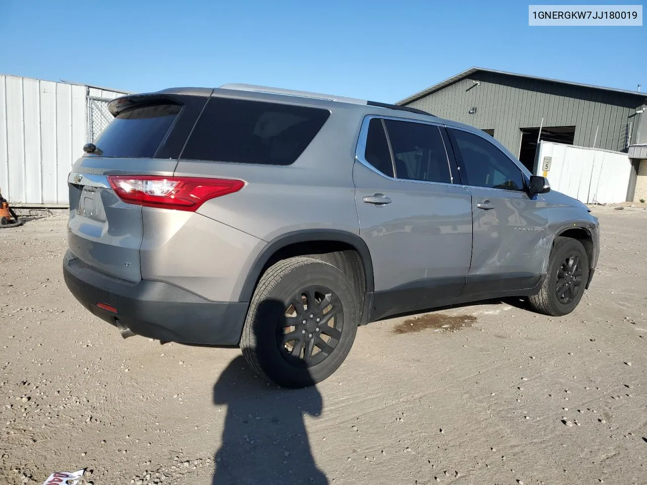 2018 Chevrolet Traverse Lt VIN: 1GNERGKW7JJ180019 Lot: 74808624