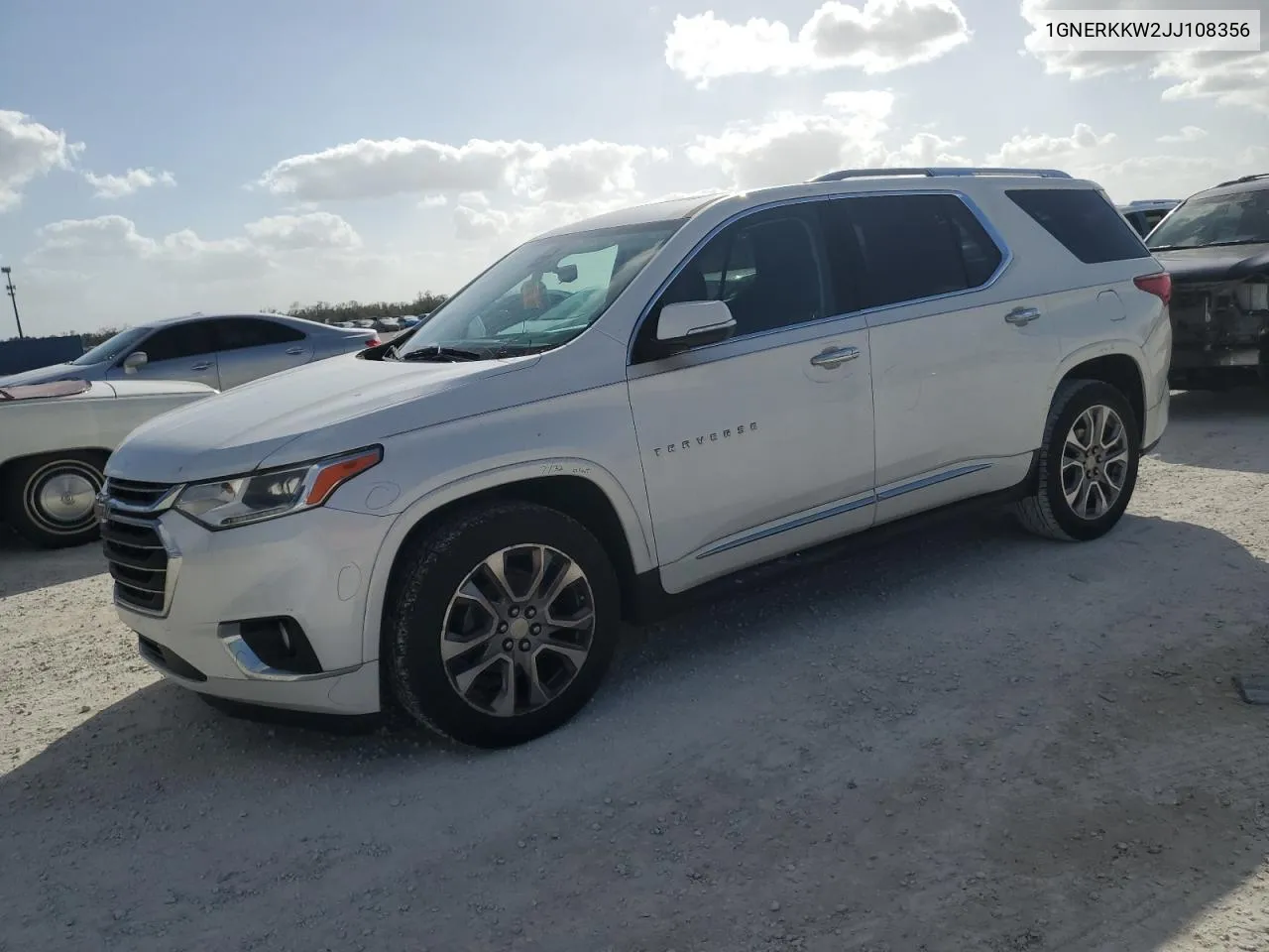 2018 Chevrolet Traverse Premier VIN: 1GNERKKW2JJ108356 Lot: 75157884