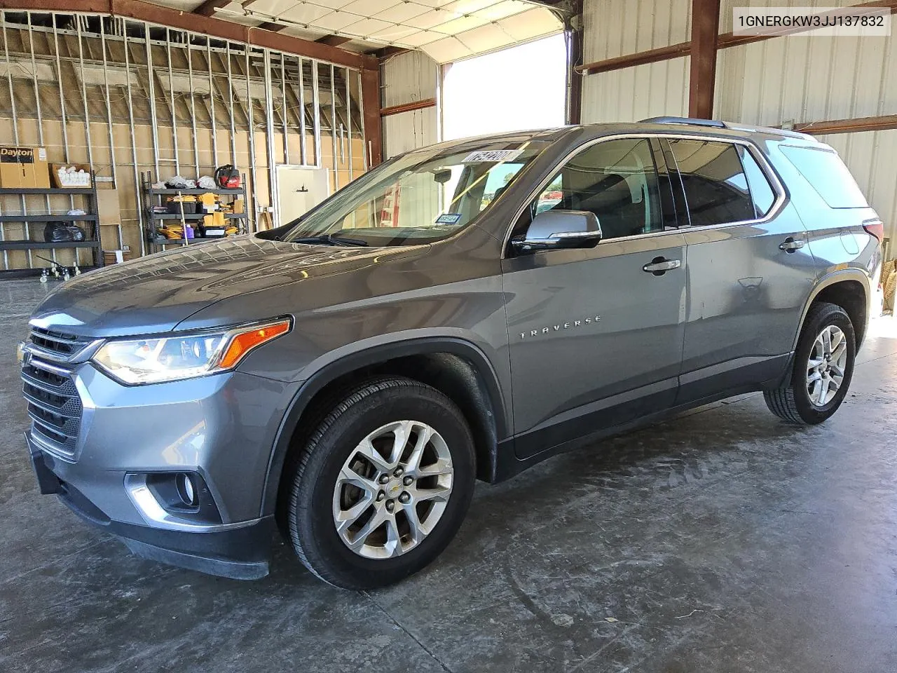 2018 Chevrolet Traverse Lt VIN: 1GNERGKW3JJ137832 Lot: 75422004