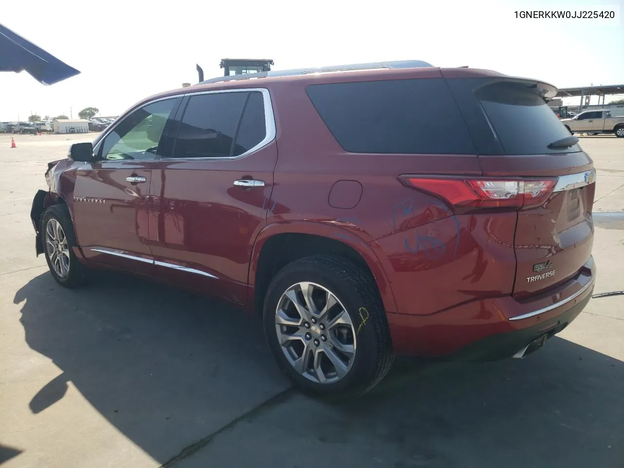 2018 Chevrolet Traverse Premier VIN: 1GNERKKW0JJ225420 Lot: 75505314