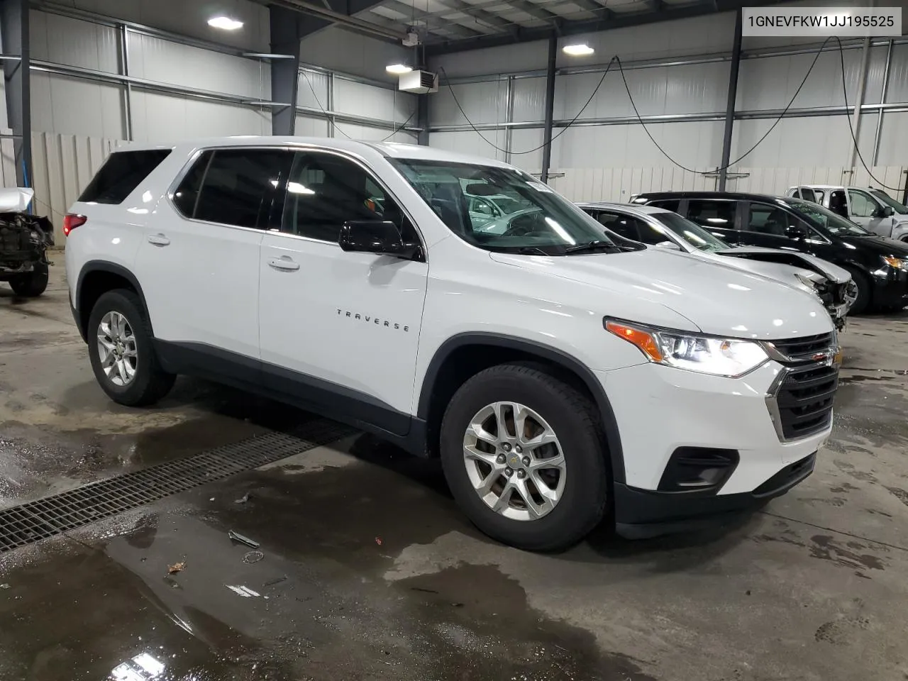 2018 Chevrolet Traverse Ls VIN: 1GNEVFKW1JJ195525 Lot: 76687874