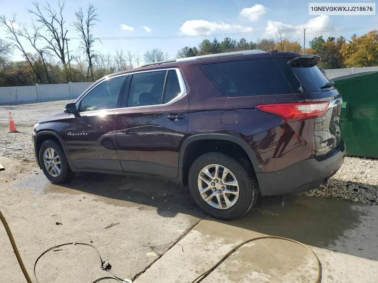 2018 Chevrolet Traverse Lt VIN: 1GNEVGKWXJJ218676 Lot: 77019794