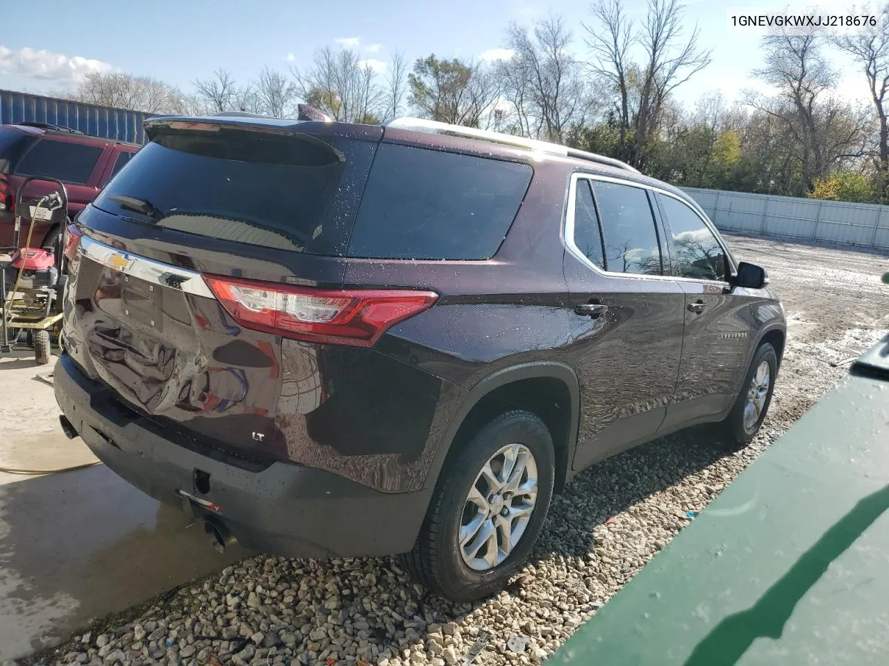 2018 Chevrolet Traverse Lt VIN: 1GNEVGKWXJJ218676 Lot: 77019794