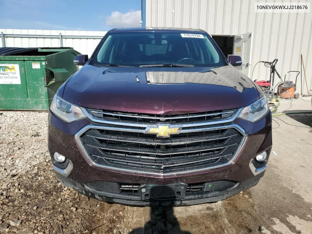 1GNEVGKWXJJ218676 2018 Chevrolet Traverse Lt