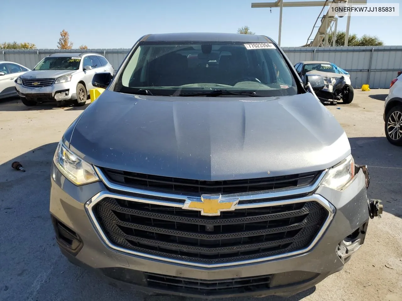 2018 Chevrolet Traverse Ls VIN: 1GNERFKW7JJ185831 Lot: 77023394