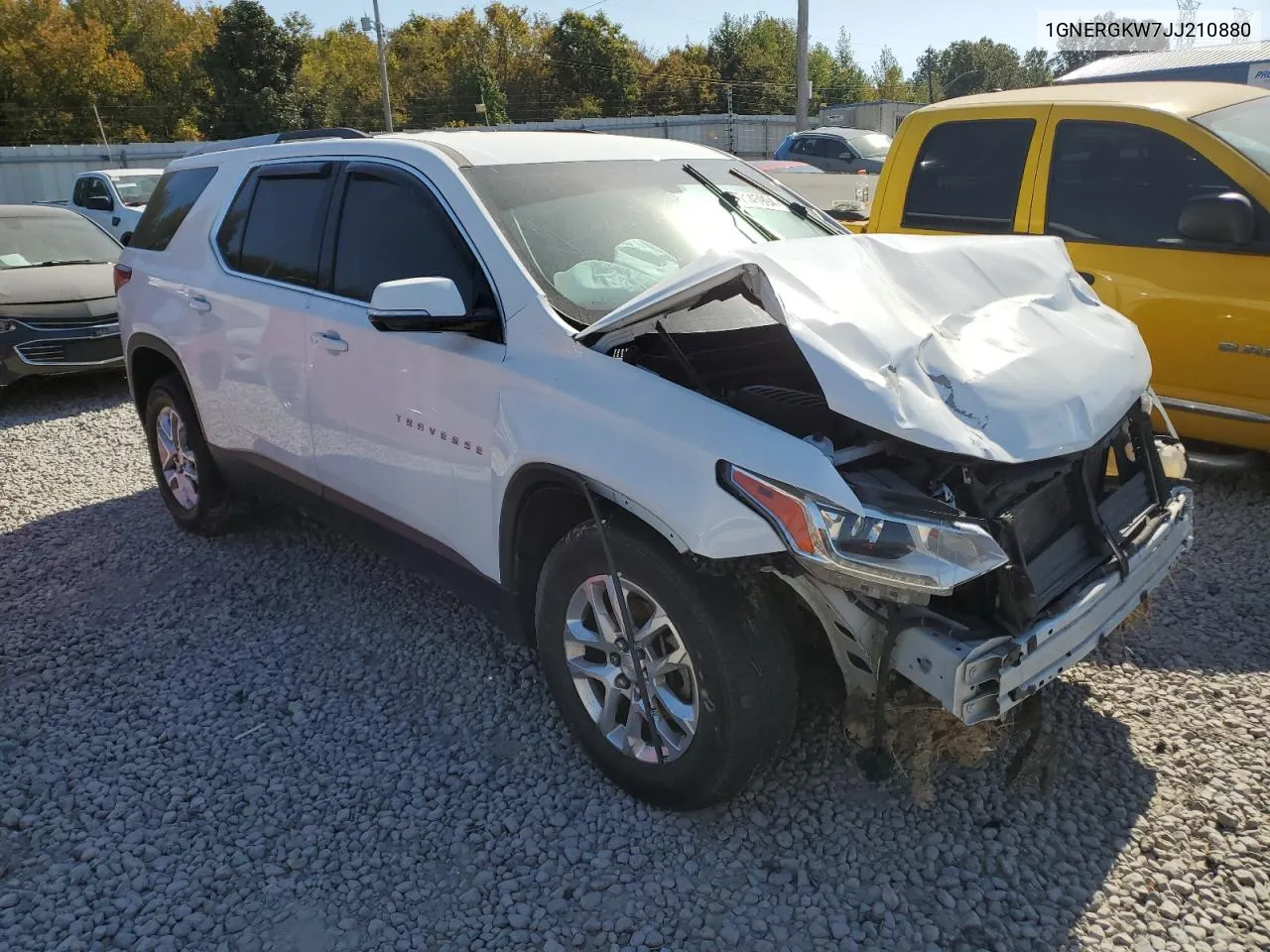 2018 Chevrolet Traverse Lt VIN: 1GNERGKW7JJ210880 Lot: 77145994