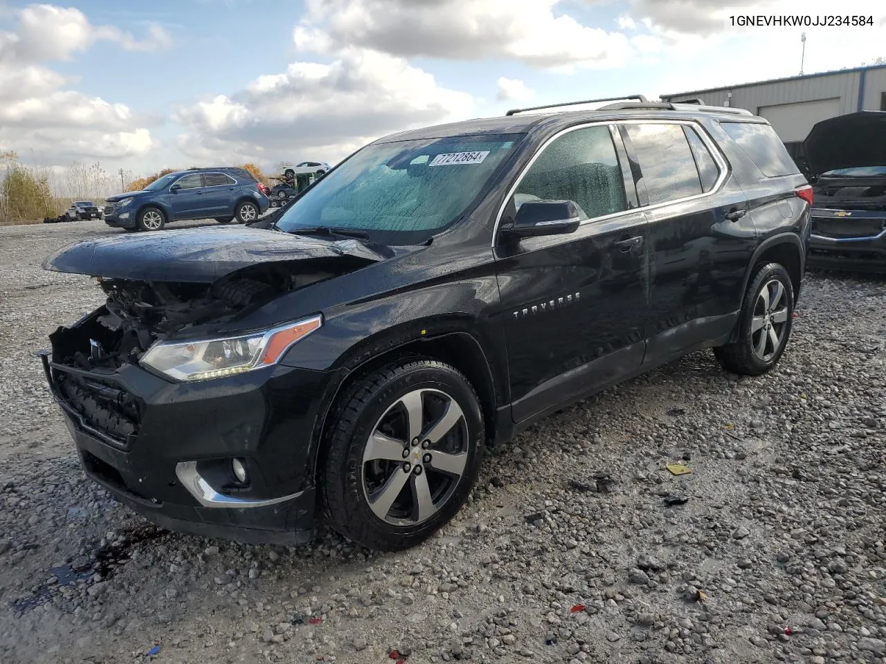 2018 Chevrolet Traverse Lt VIN: 1GNEVHKW0JJ234584 Lot: 77212864