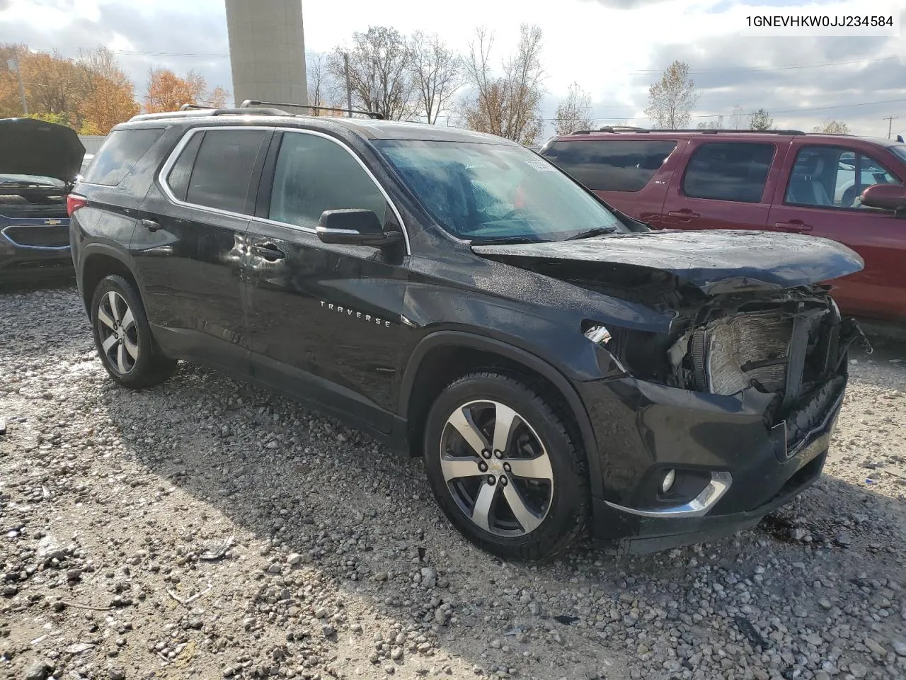 2018 Chevrolet Traverse Lt VIN: 1GNEVHKW0JJ234584 Lot: 77212864