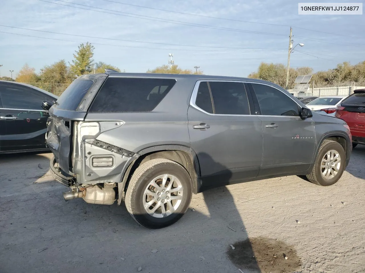 2018 Chevrolet Traverse Ls VIN: 1GNERFKW1JJ124877 Lot: 77340594