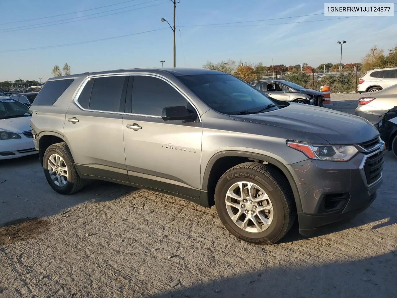 2018 Chevrolet Traverse Ls VIN: 1GNERFKW1JJ124877 Lot: 77340594